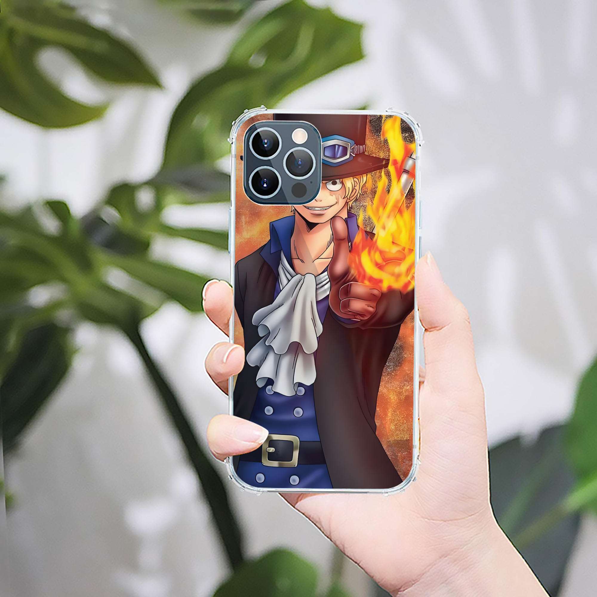 ワンピース ONE PIECE 【iPhone 12シリーズ対応】透明スマホケース（クリアソフトケース）